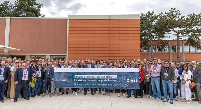 Comtel all'evento per i 30 anni di partnership tra Datwyler IT Infra ed ESA